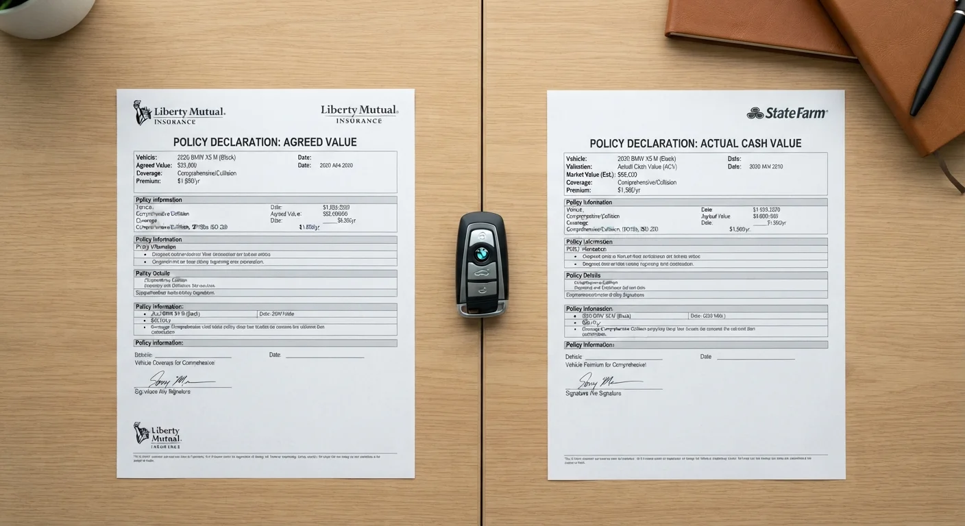 Agreed Value vs. Actual Cash Value: Which Payout Method Affects You More?
