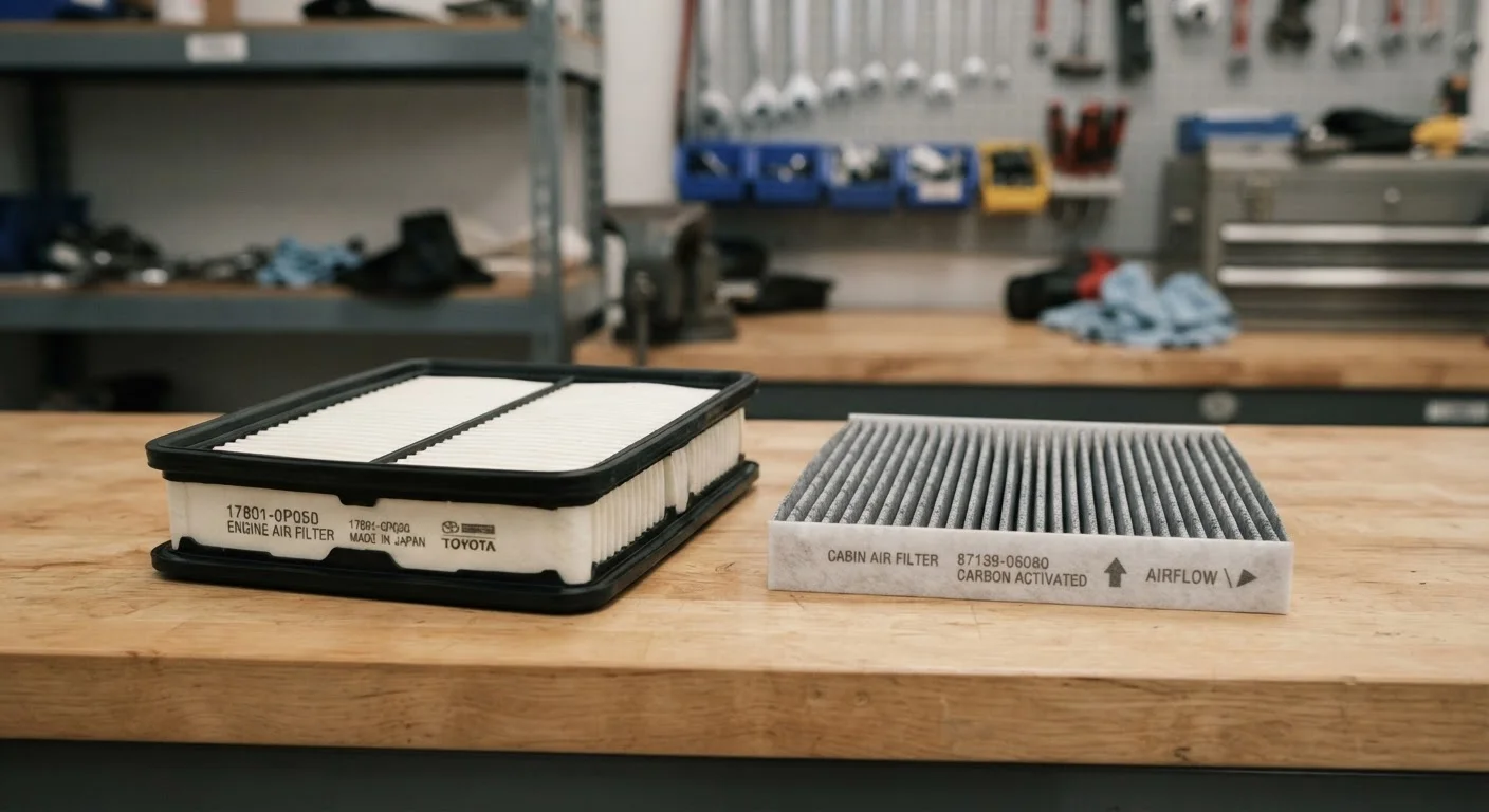 Air Filter vs. Cabin Filter: Two Very Different Jobs Under the Same Hood