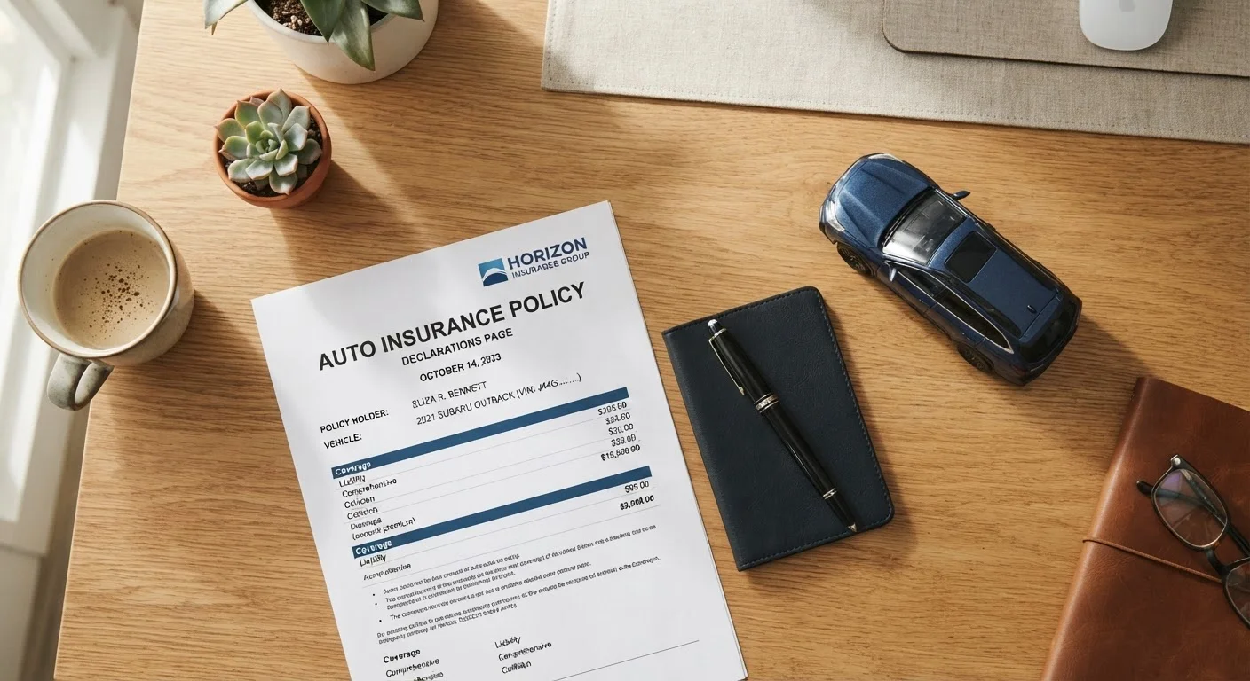 Building a Balanced Auto Insurance Policy: Principles for Choosing Coverage Levels
