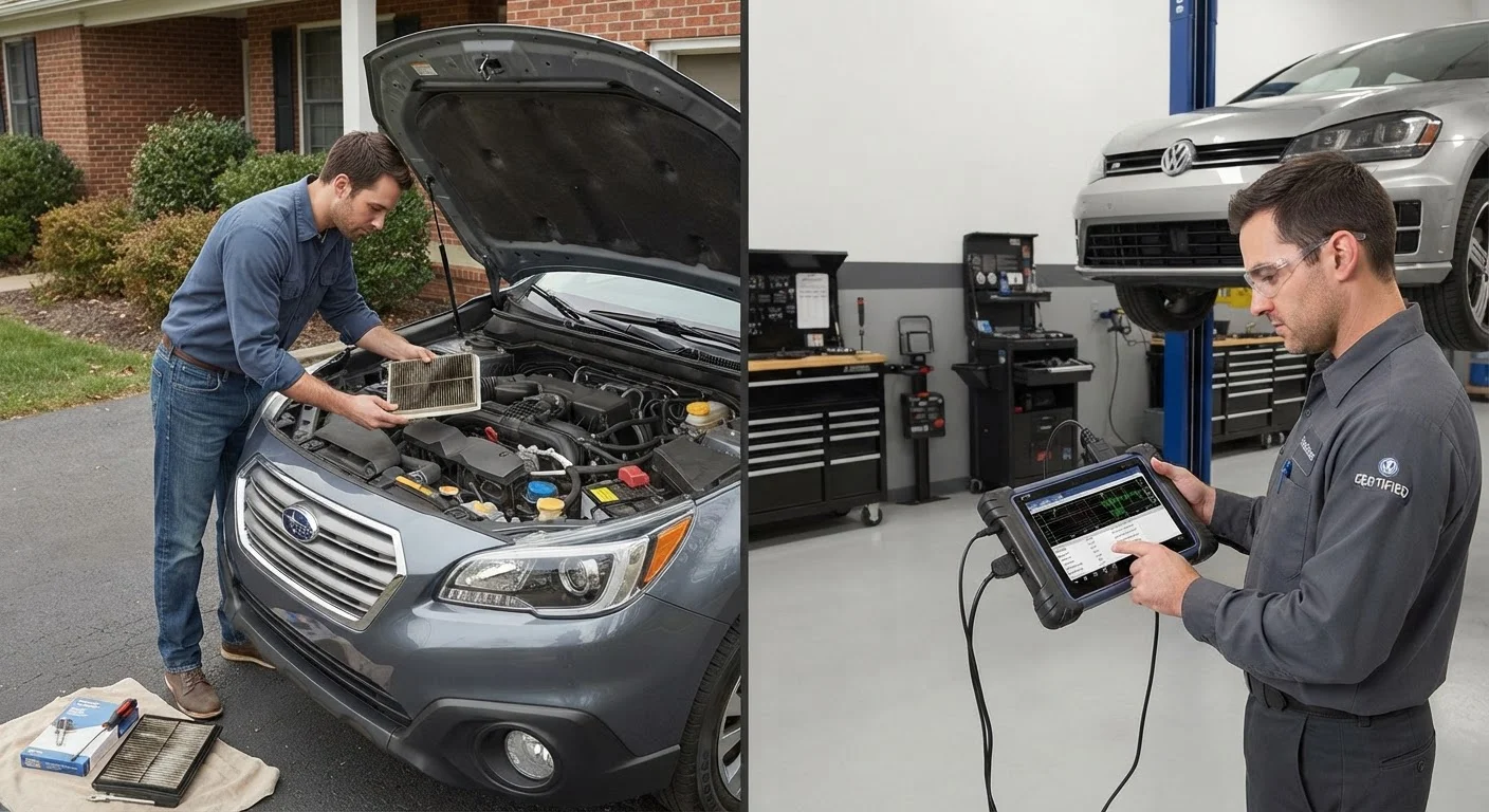DIY Maintenance vs. Workshop Servicing: Where to Draw the Line