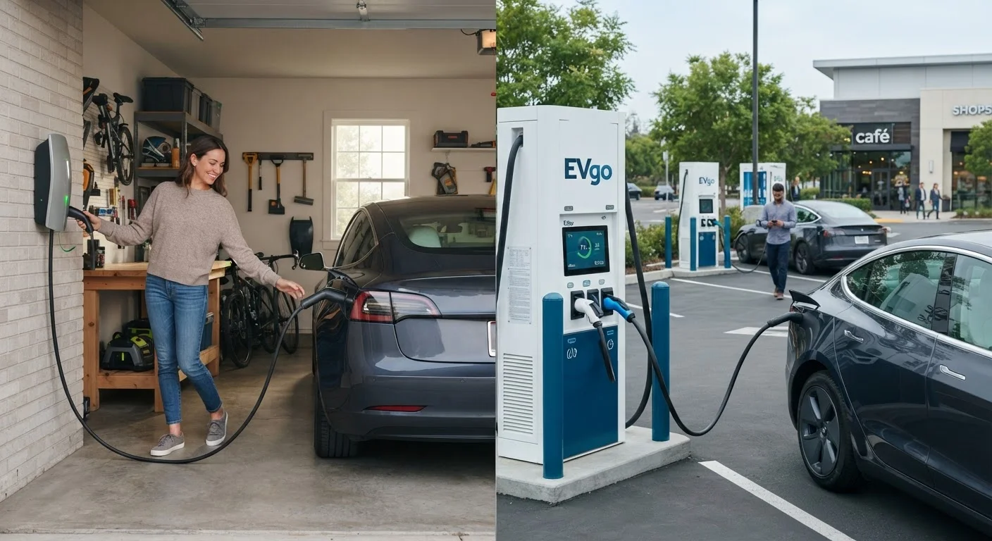 Home Charging vs. Public Charging: Weighing the Trade-Offs