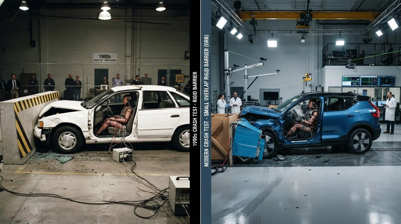 How Crash Test Programmes Have Evolved Over the Last Three Decades
