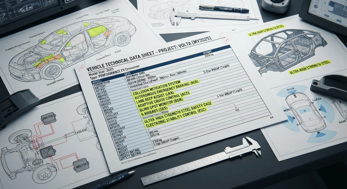 Key Safety Terms in a Vehicle Spec Sheet: A Quick-Reference Glossary