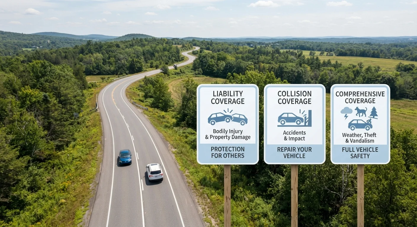Liability, Collision, and Comprehensive: What Each One Actually Covers