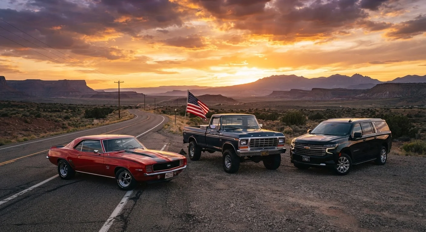 Muscle Cars, Trucks, and SUVs: How American Brands Built Their Identities