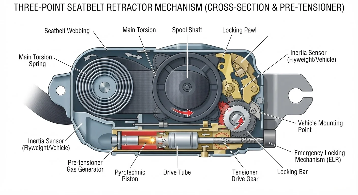Pretensioners and Load Limiters: The Hidden Intelligence in Your Seatbelt