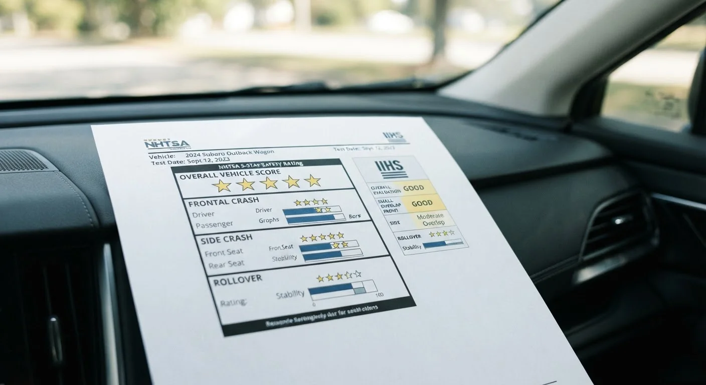 Reading a Sedan's Safety Rating: What the Scores Really Tell You