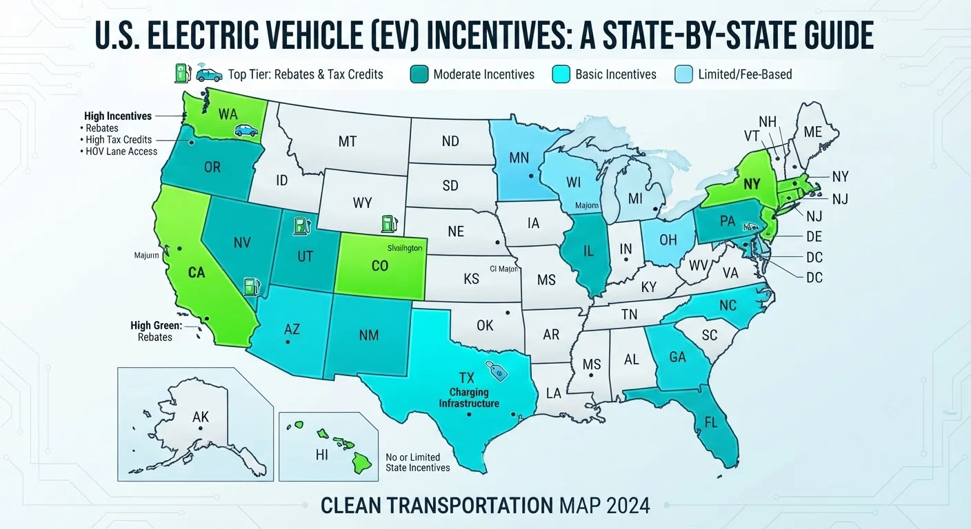 State-by-State EV Incentives: What Buyers Can Access Beyond Federal Credits