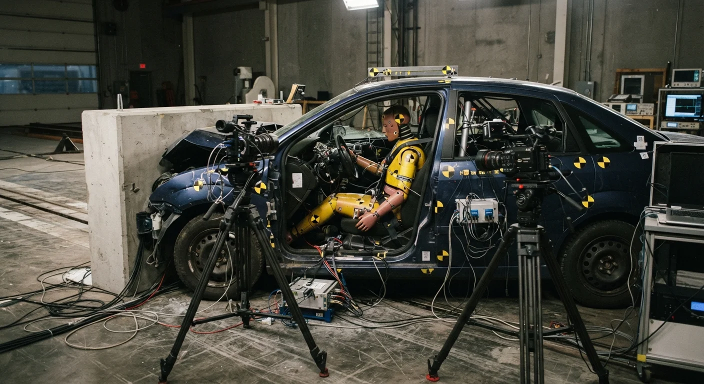 What Crash Test Ratings Actually Measure — and What They Don't